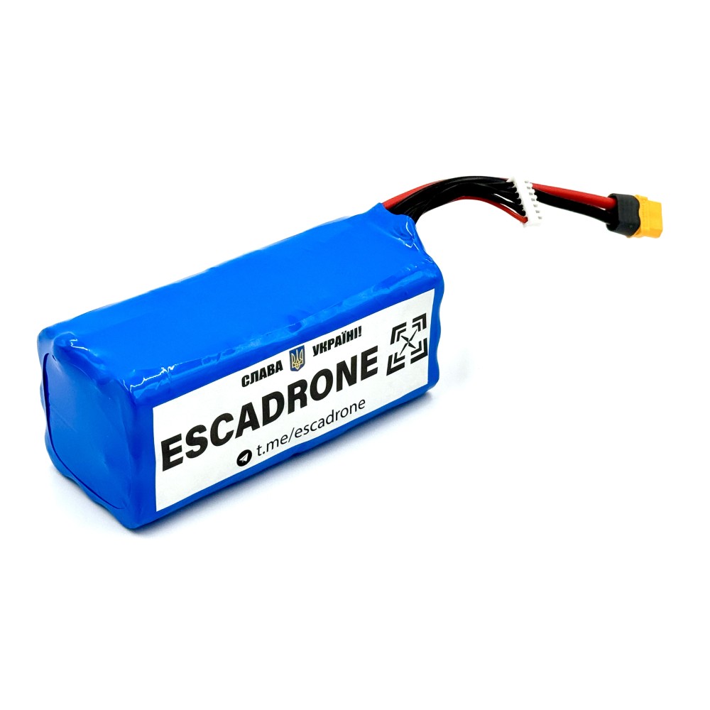 Акумулятор для дрона FPV Li-ion 6s3p 10500 mAh XT60