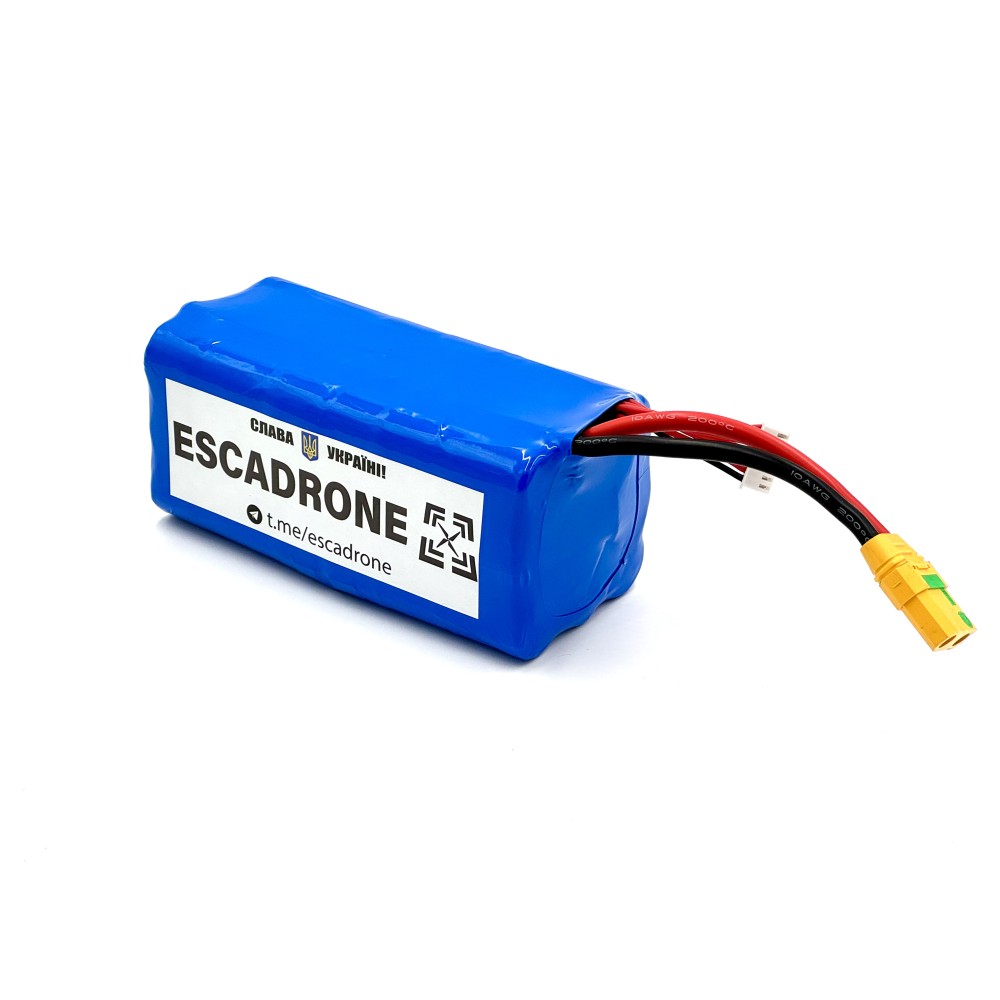 Акумулятор для дрона FPV Li-ion 6s3p 12600 mAh XT90