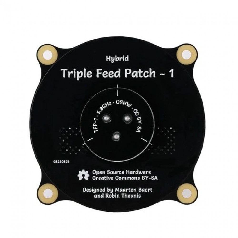 Патч антена Triple Feed Patch 5.8GHz 59mm SMA