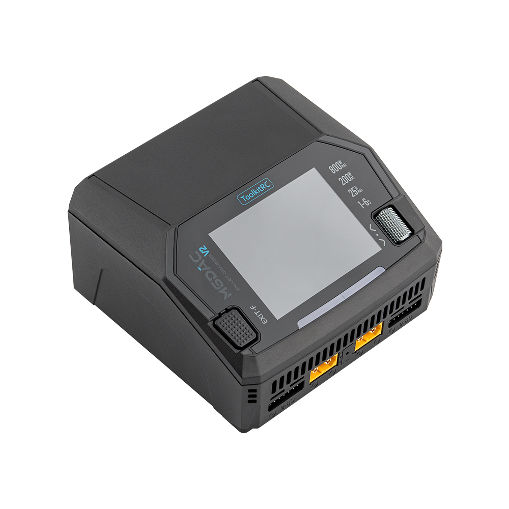 Зарядний пристрій ToolkitRC M6DAC V2 двопортовий 400W x2 16A з/БЖ