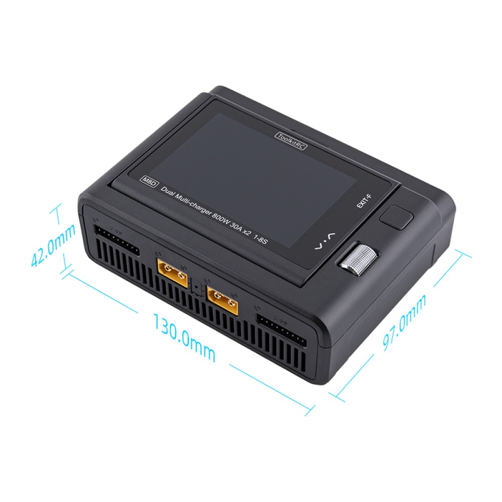 Зарядний пристрій ToolkitRC M8D 1600W 50A