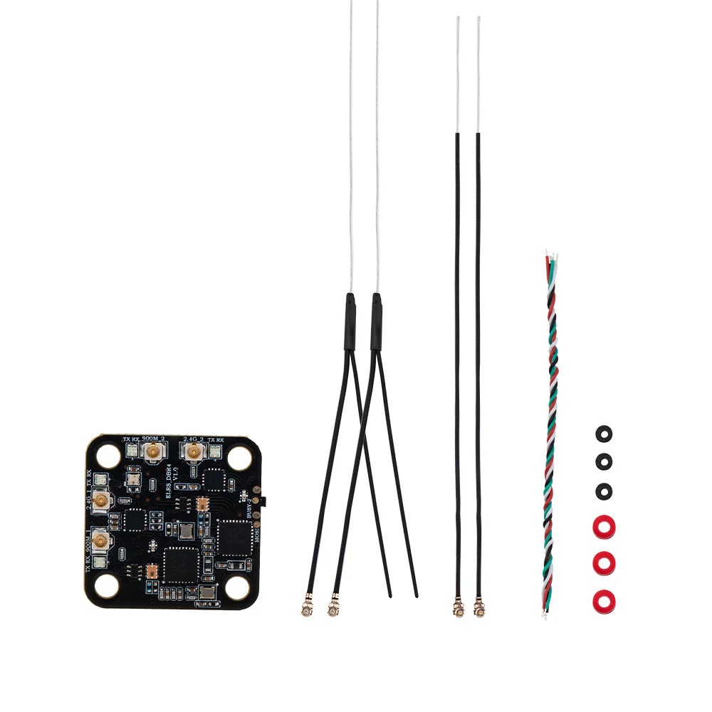 Приймач Radiomaster ExpressLRS DBR4 Dual Band Xross Gemini 2.4GHz/900MHz