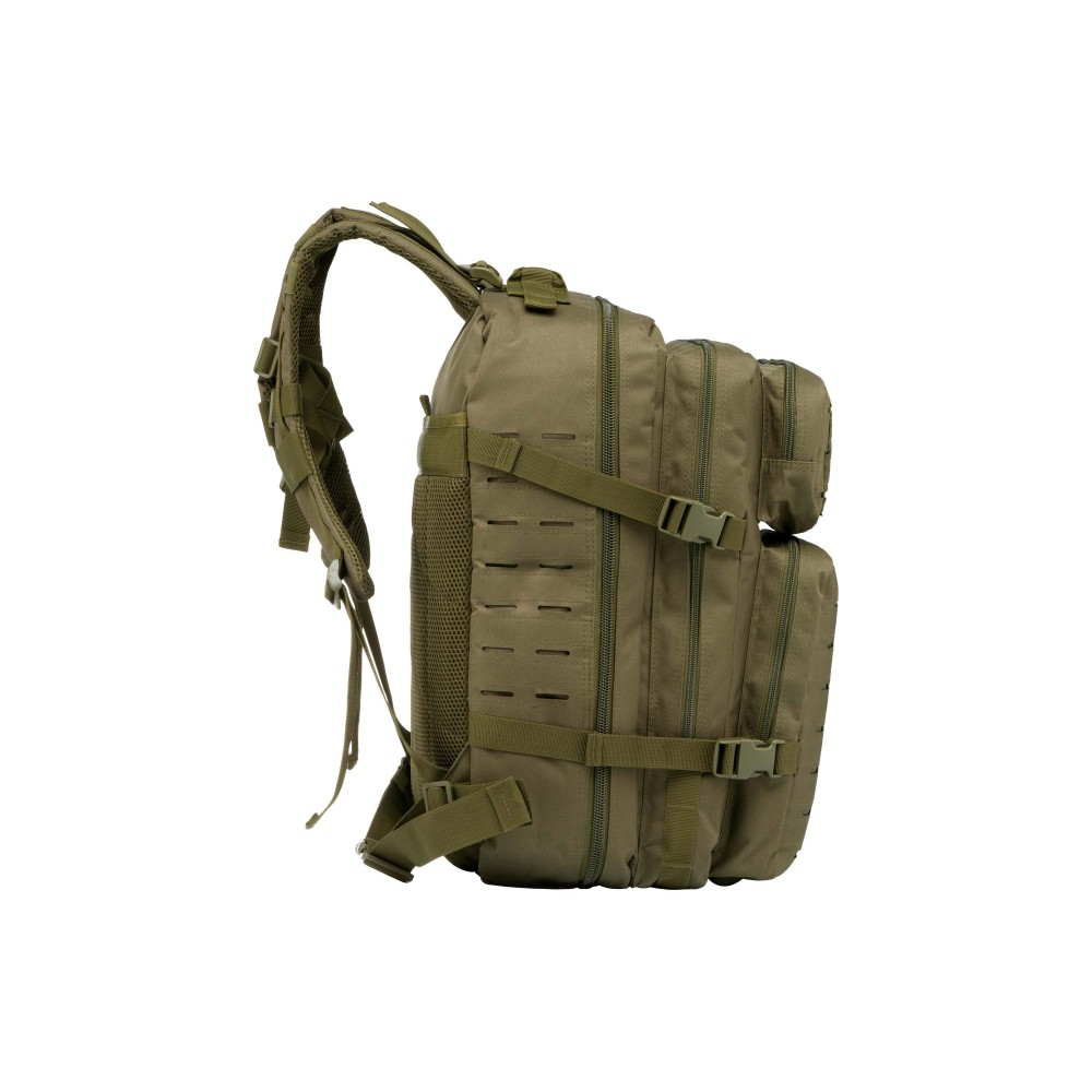 Рюкзак тактичний 2E Tactical Laser Cut 45L, зелений