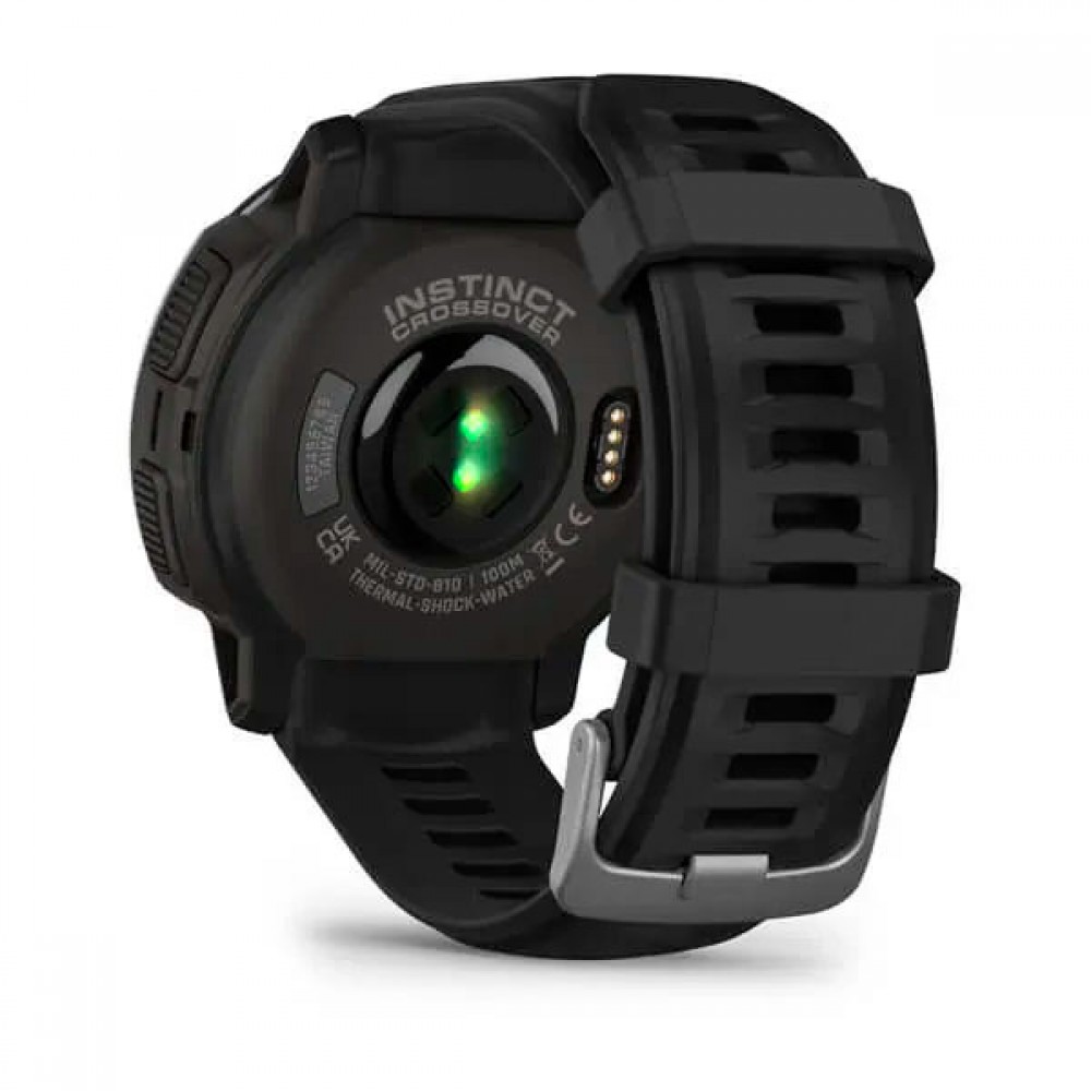 Смартгодинник Garmin Instinct Crossover - Standard Edition Black (010-02730-03)