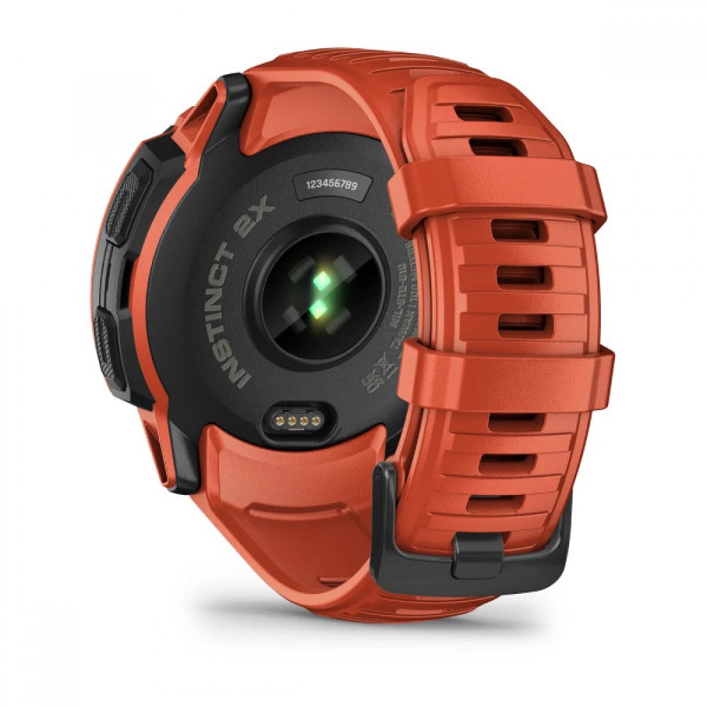 Смартгодинник Garmin Instinct 2X Solar Flame Red (010-02805-01)