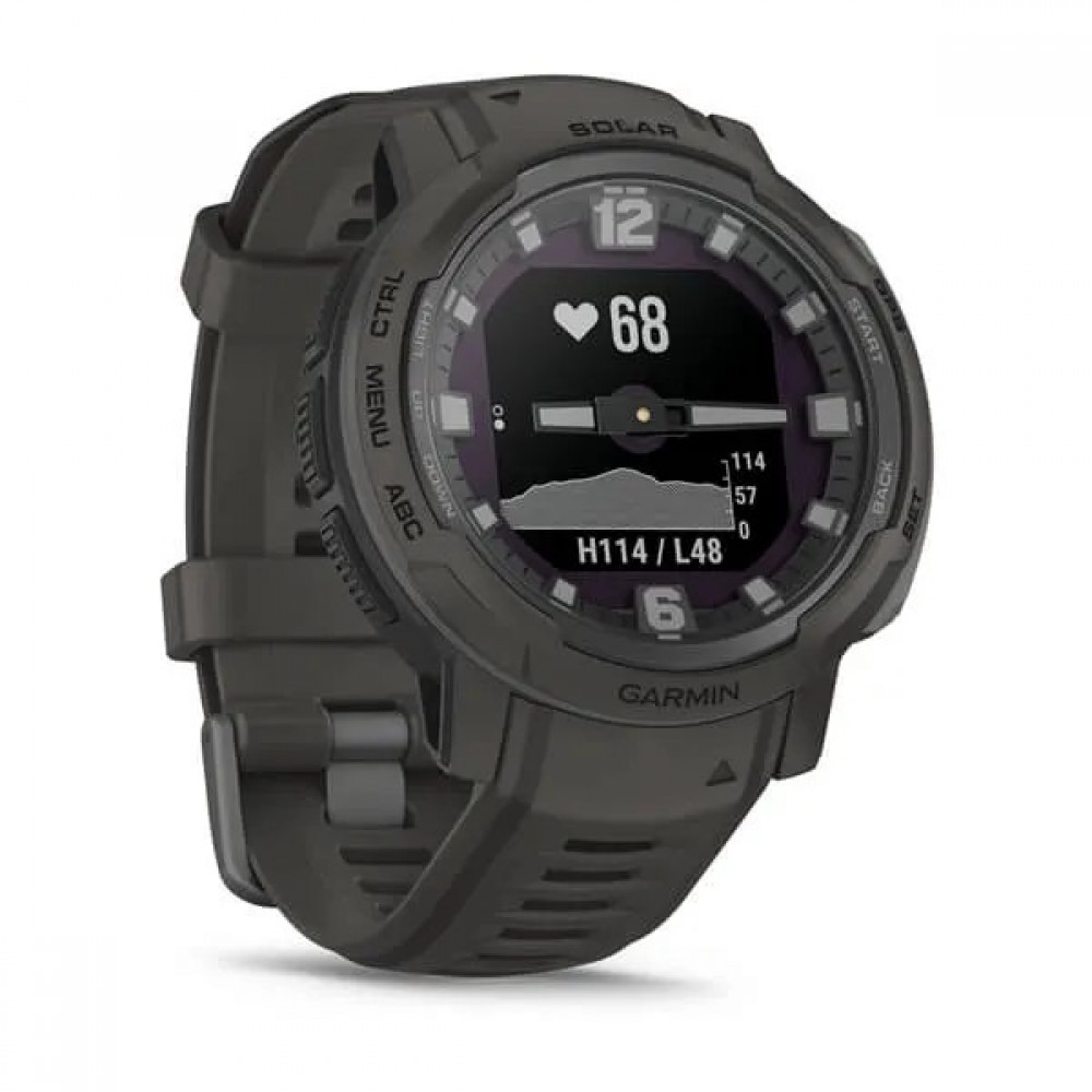 Смартгодинник Garmin Instinct Crossover Solar Graphite (010-02730-01)